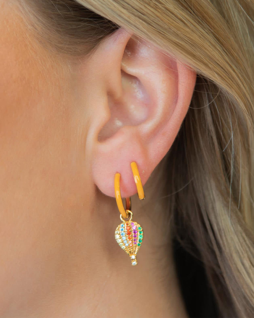 Emilia By Bon Dep Anheng Lea Charm - Gold/ Rainbow
