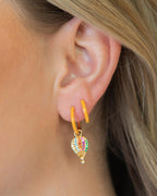Emilia By Bon Dep Anheng Lea Charm - Gold/ Rainbow