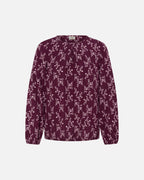 Fransa Bluse Merle BL 5 - Flower Drop/ Port Royale