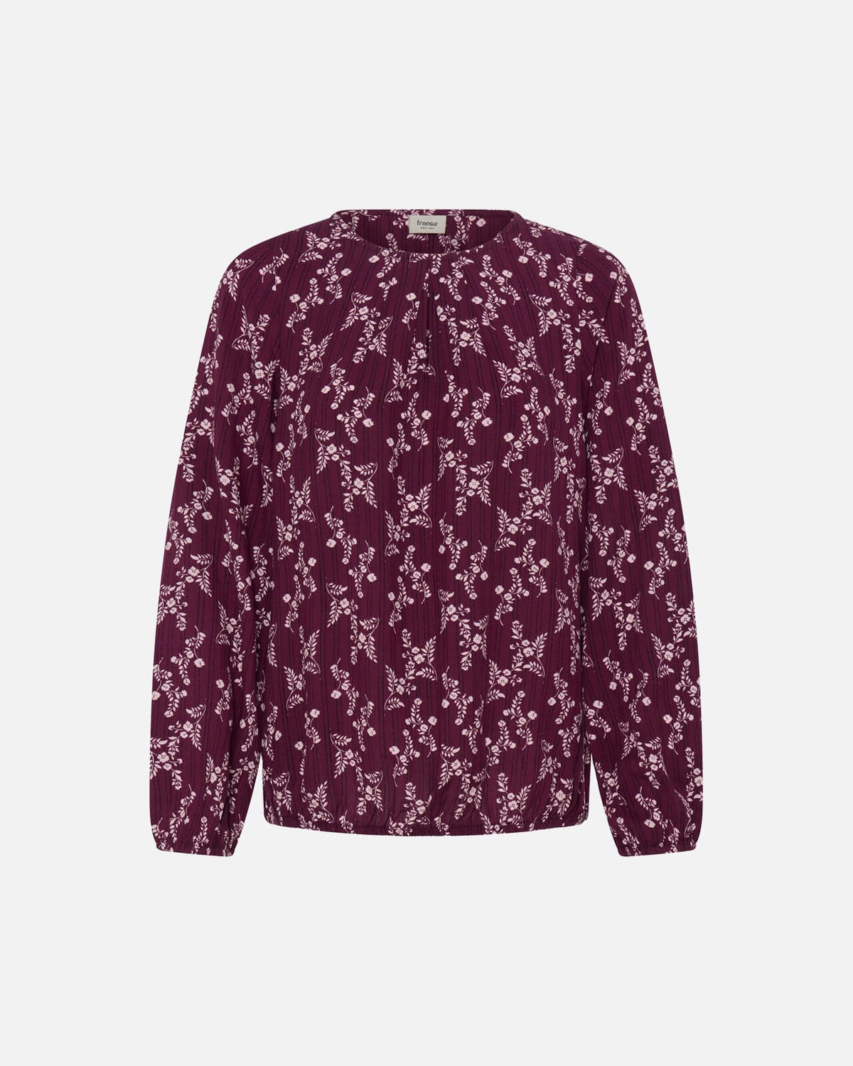 Fransa Bluse Merle BL 5 - Flower Drop/ Port Royale