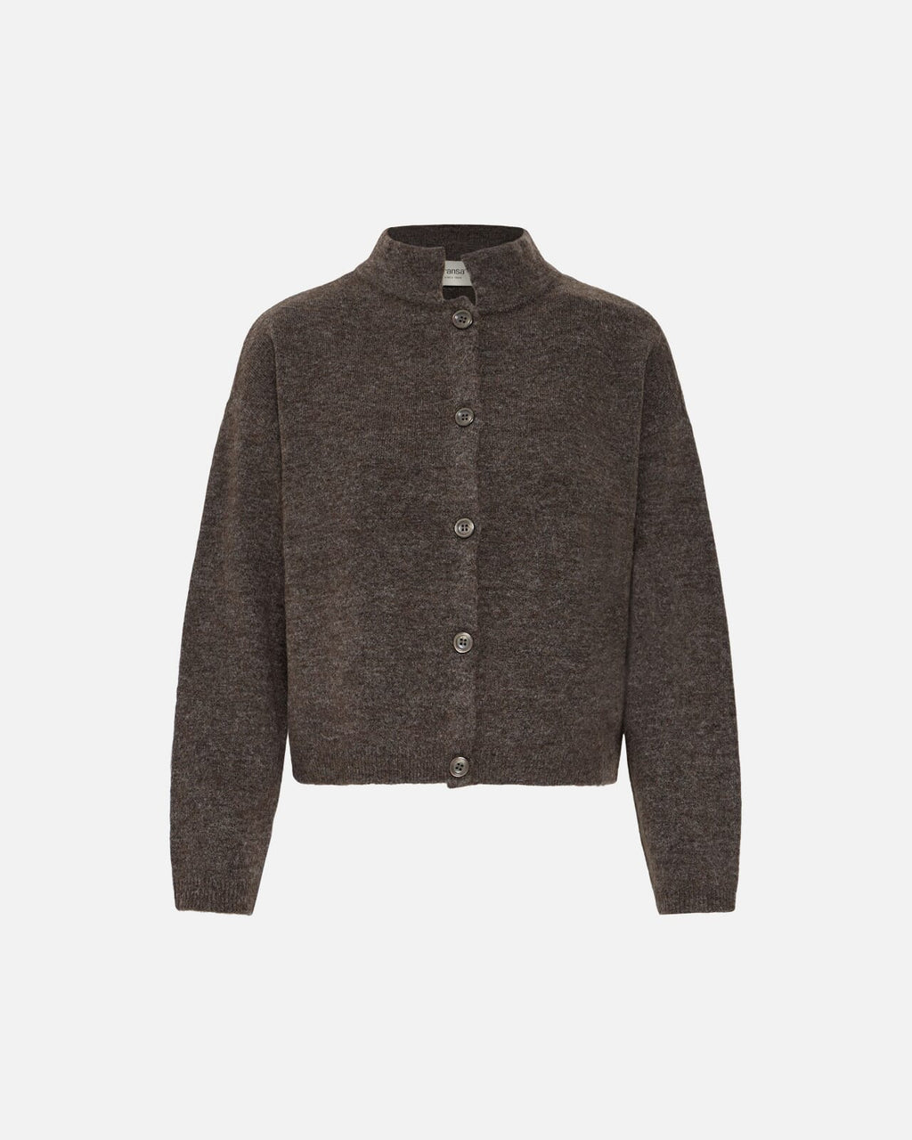 Fransa Cardigan Sanny Ullmiks Car 10 - Hot Fudge Melange