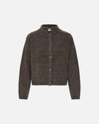 Fransa Cardigan Sanny Ullmiks Car 10 - Hot Fudge Melange