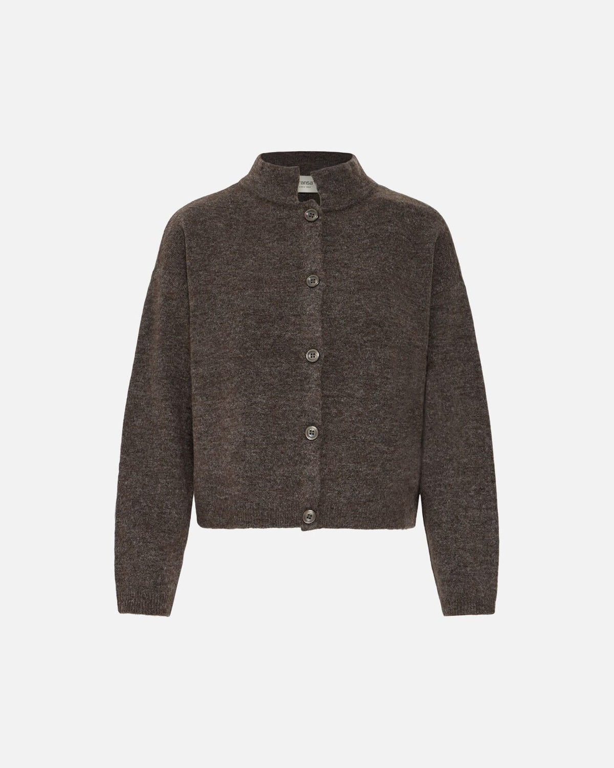 Fransa Cardigan Sanny Ullmiks Car 10 - Hot Fudge Melange