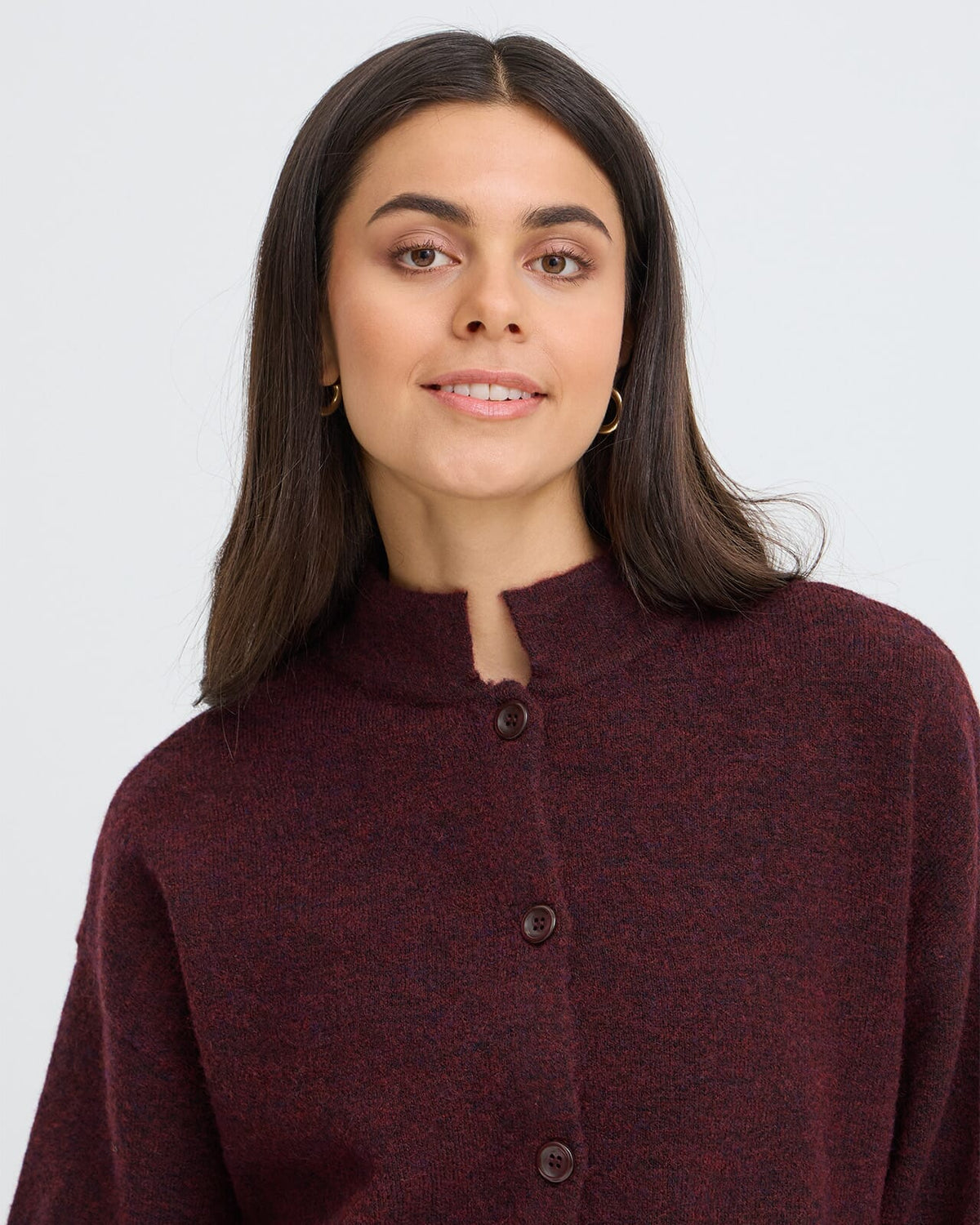 Fransa Cardigan Sanny Ullmiks Car 10 - Port Royale Melange