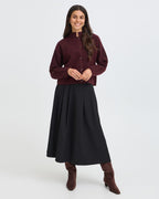 Fransa Cardigan Sanny Ullmiks Car 10 - Port Royale Melange