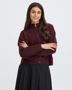 Fransa Cardigan Sanny Ullmiks Car 10 - Port Royale Melange