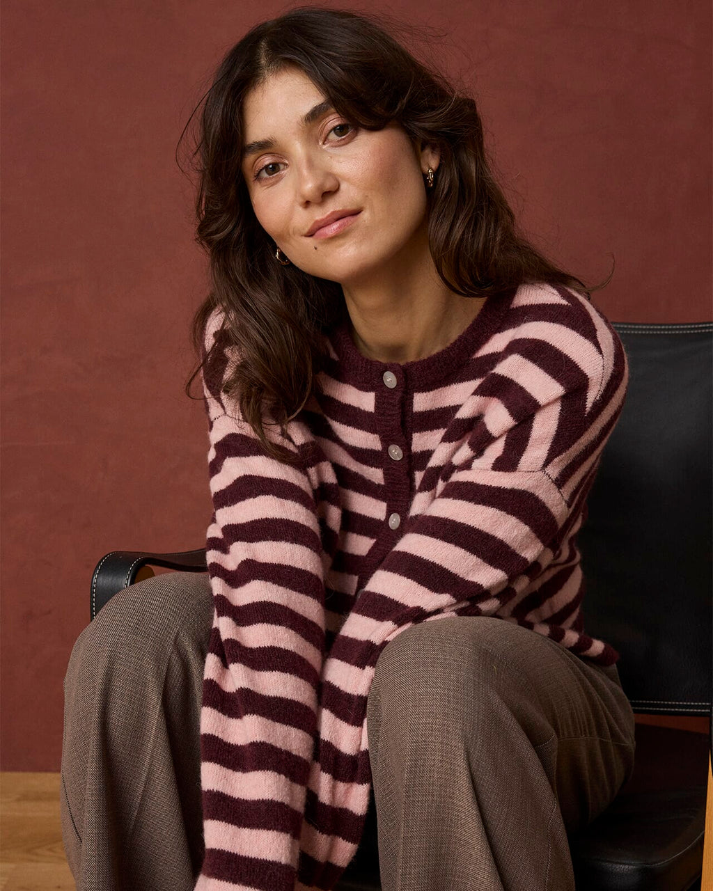 Fransa Cardigan Idaa Car 1 - Port Royal Stripe