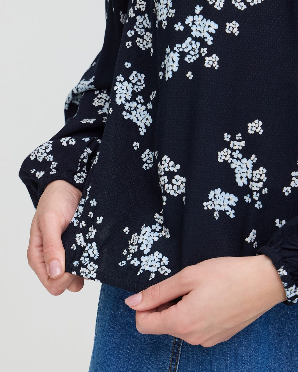 Fransa Bluse Lalu BL 3 - Scatter Floral Salute