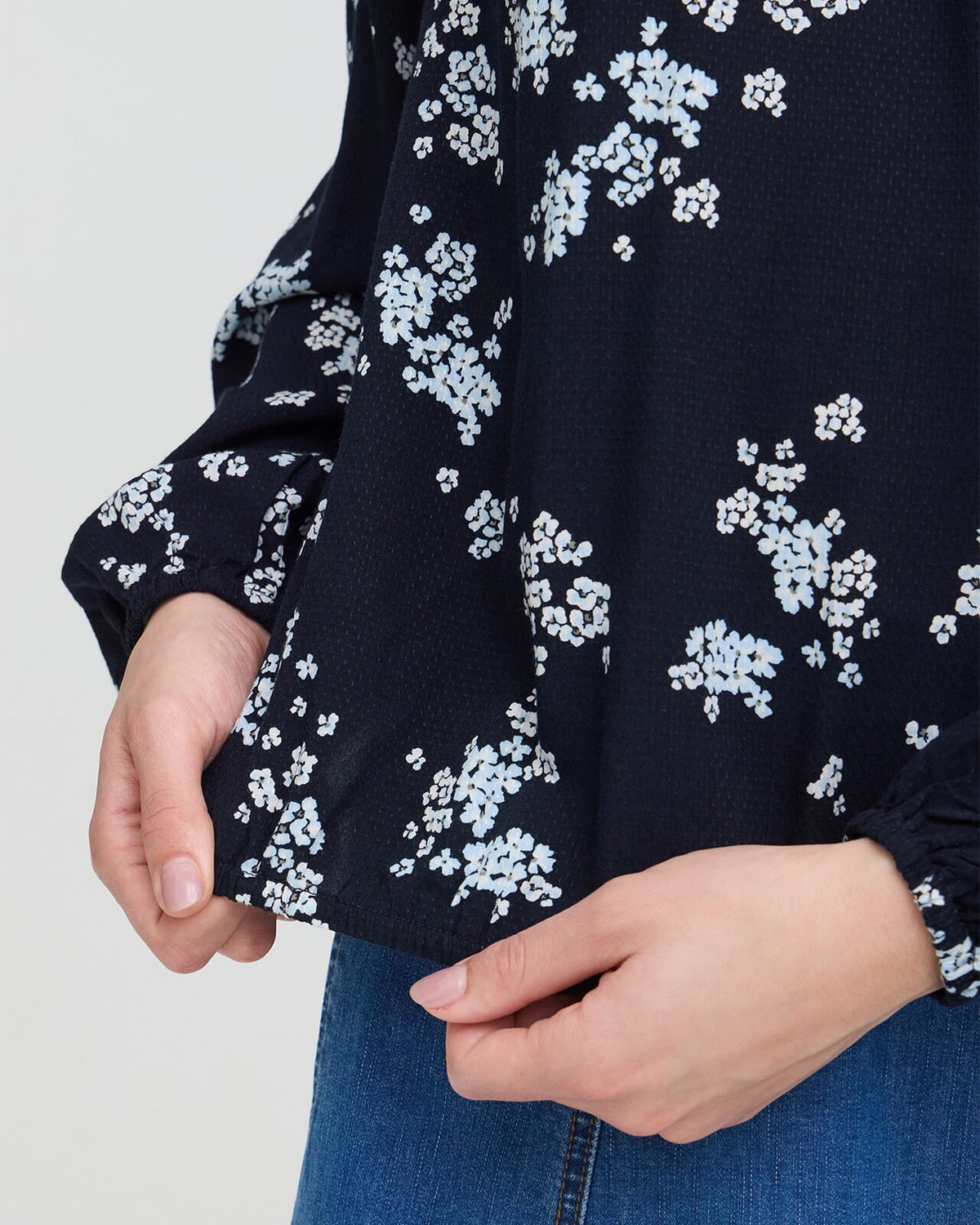 Fransa Bluse Lalu BL 3 - Scatter Floral Salute