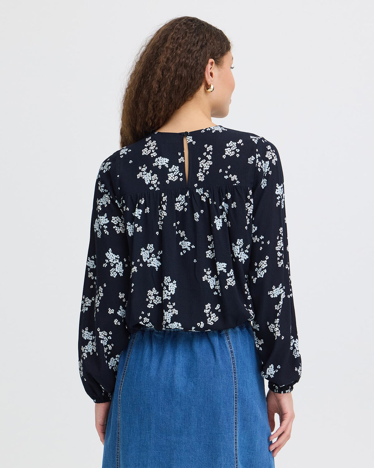 Fransa Bluse Lalu BL 3 - Scatter Floral Salute
