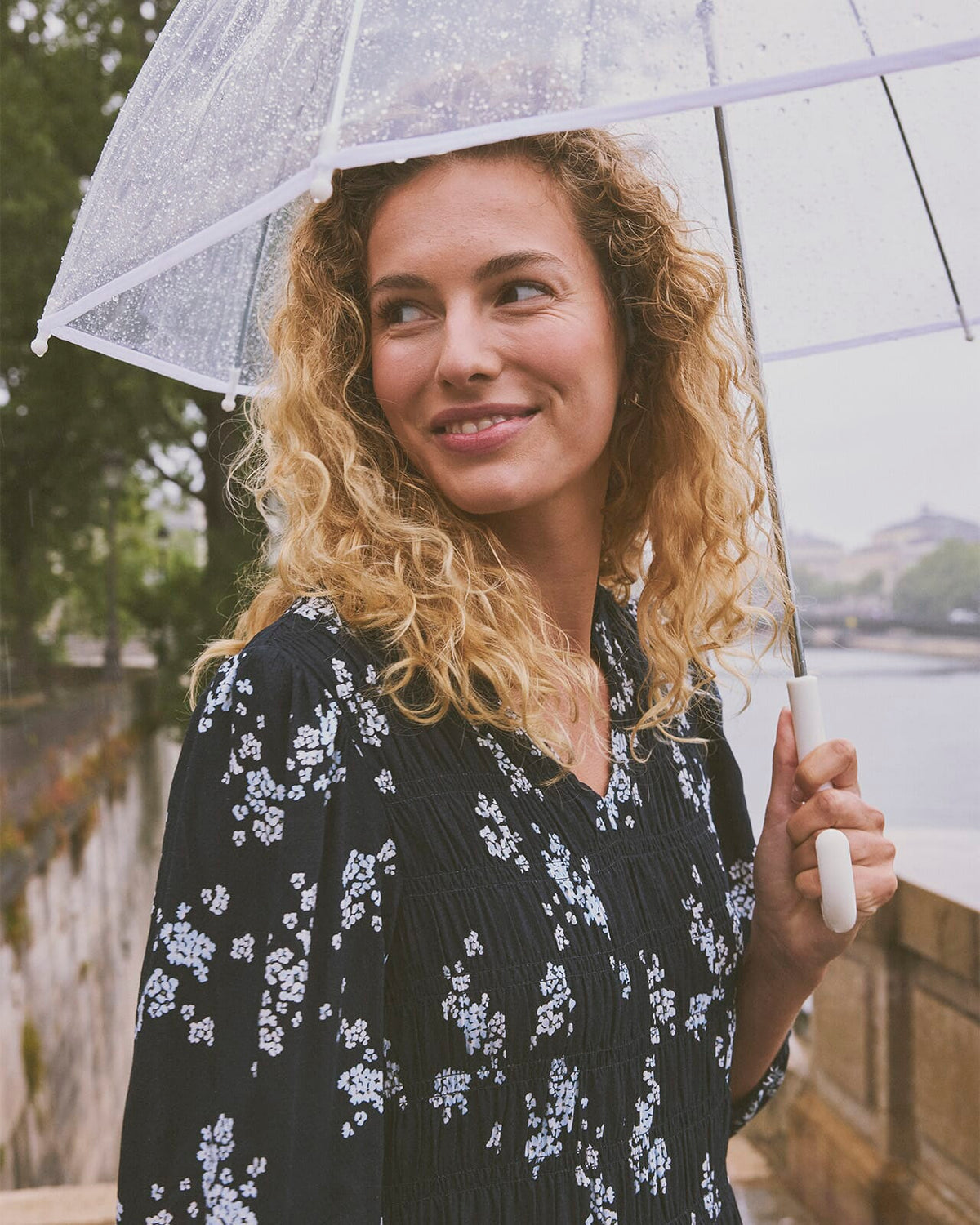 Fransa Midikjole Lalu DR1 - Scatter Floral Salute