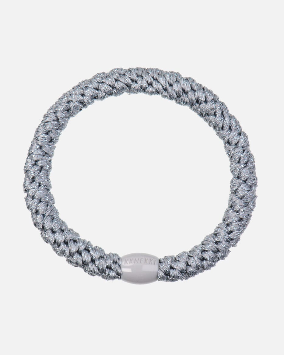 Kknekki Hårstrikk Glitter 51688 - College Grey