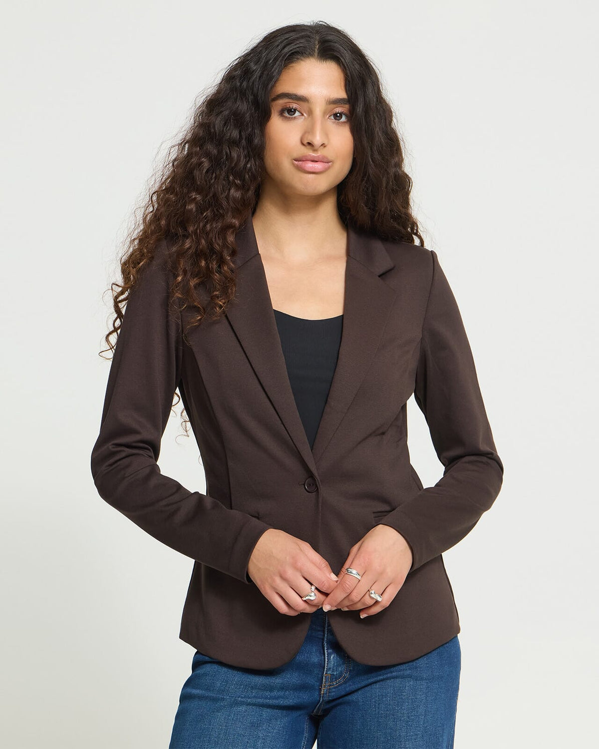ICHI Blazer Kate BL - Chocolate Torte