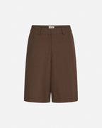 ICHI Shorts Fava Long - Slate Black Melange