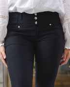 FLOYD Stretchbukse Jenny 180A - Black