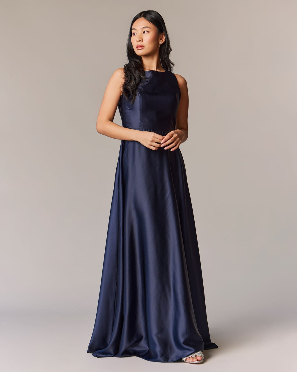 FLOYD Maxikjole Grace Long - Navy