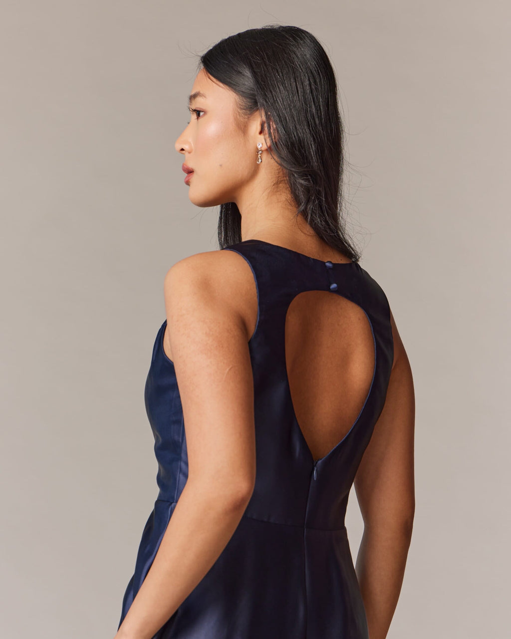 FLOYD Maxikjole Grace Long - Navy