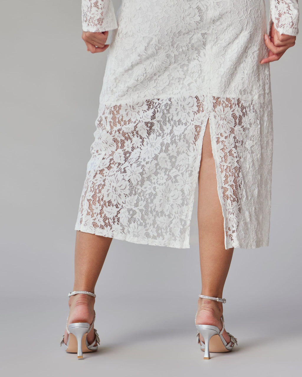 NEO NOIR Blondekjole Mary Lace - White