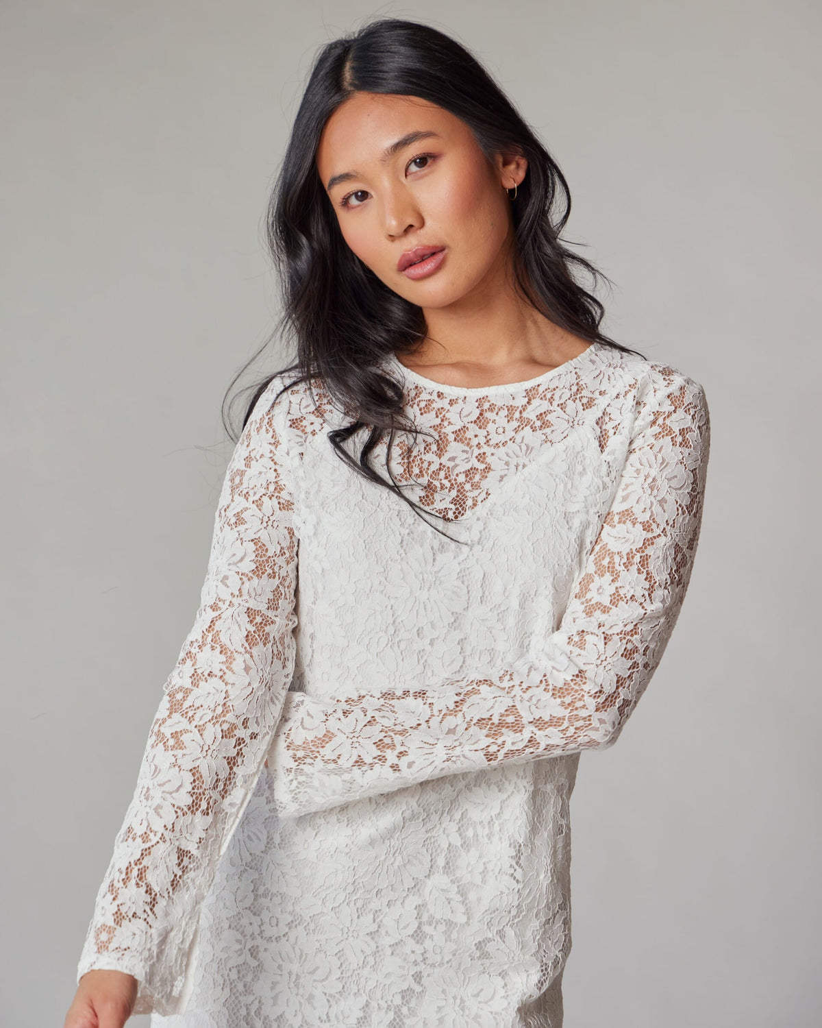 NEO NOIR Blondekjole Mary Lace - White