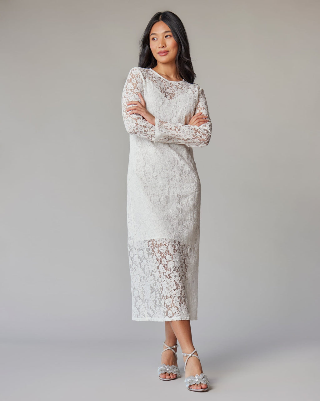 NEO NOIR Blondekjole Mary Lace - White
