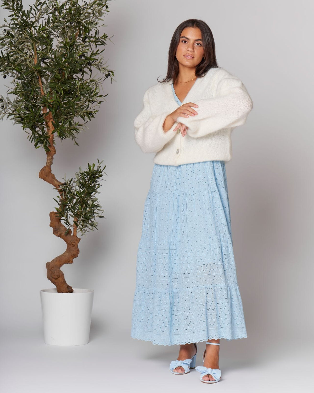 FLOYD Cardigan Lamia Ullmiks - Offwhite