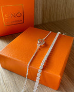 Snö of Sweden Armbånd Connected Chain Bracelet - Silver/ Clear