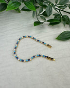 Orelia Armbånd Mixed Blue And Crystal - Gold