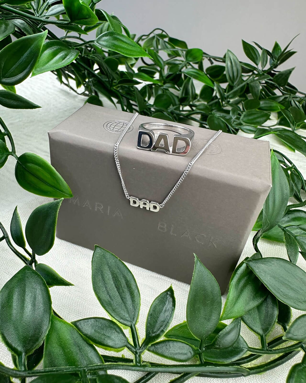 Maria Black Ring Dad - Silver HP