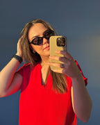 PIECES Solbriller Sanna Sunglasses - Black/ st2