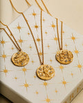Orelia Kjede Zodiac Aquarius/ Vannmannen - Gold