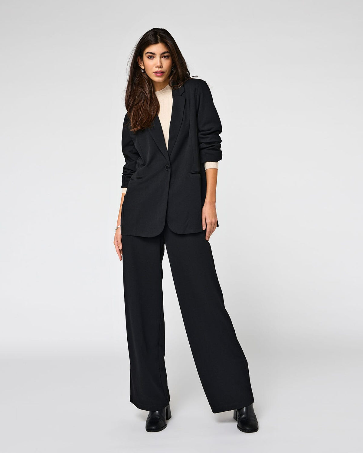 JDY Bukse Geggo New Long - Black