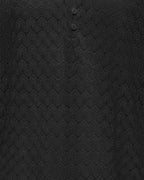 JDY Topp Avery L/S Lace V-neck - Black