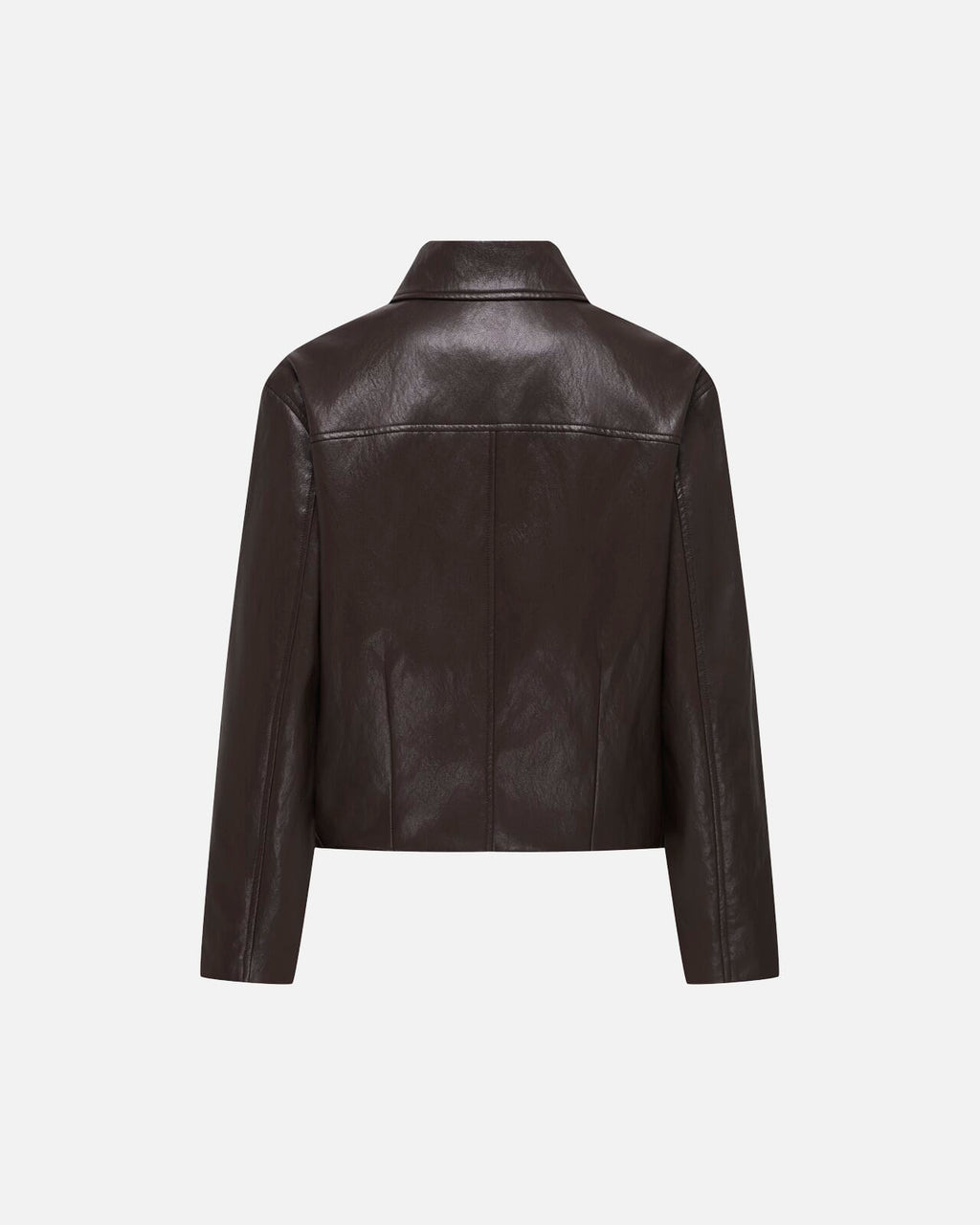 JDY Jakke Aurora Faux Leather - Chocolate Torte