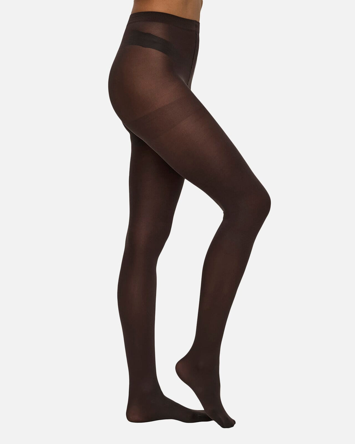 JDY Strømpebukse Alma Solid Tights - Coffee Bean