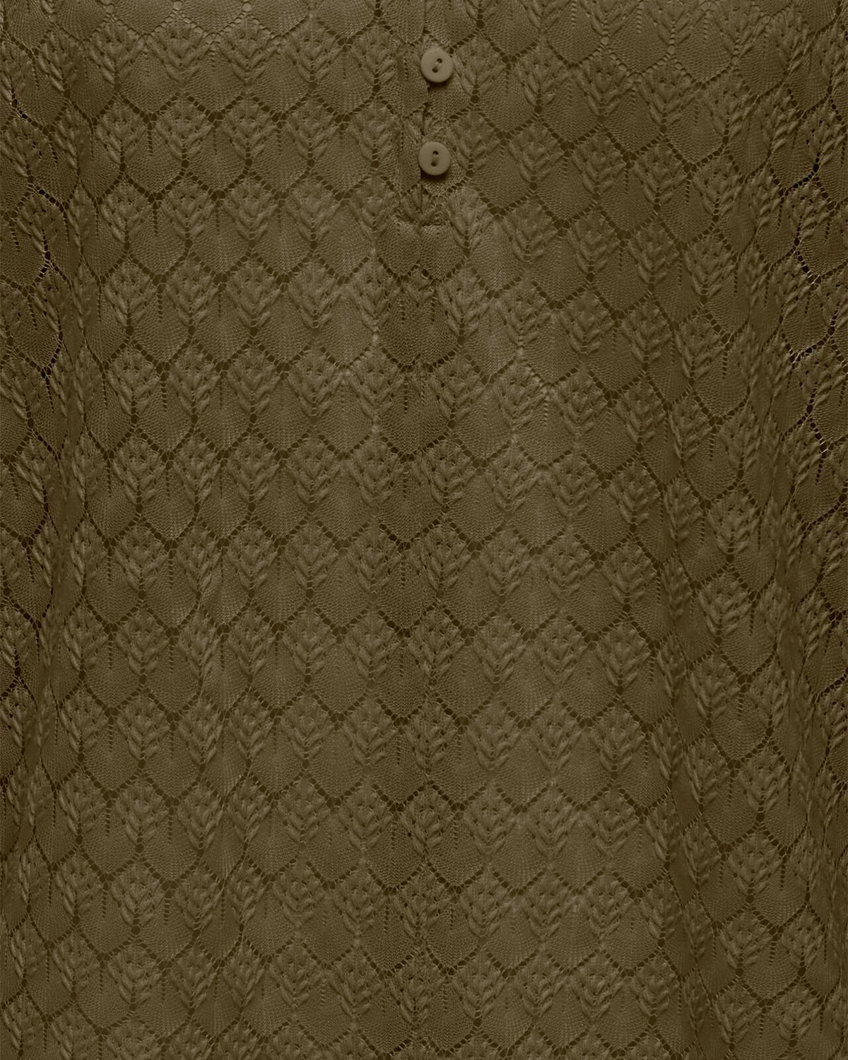 JDY Topp Avery L/S Lace V-neck - Dark Olive