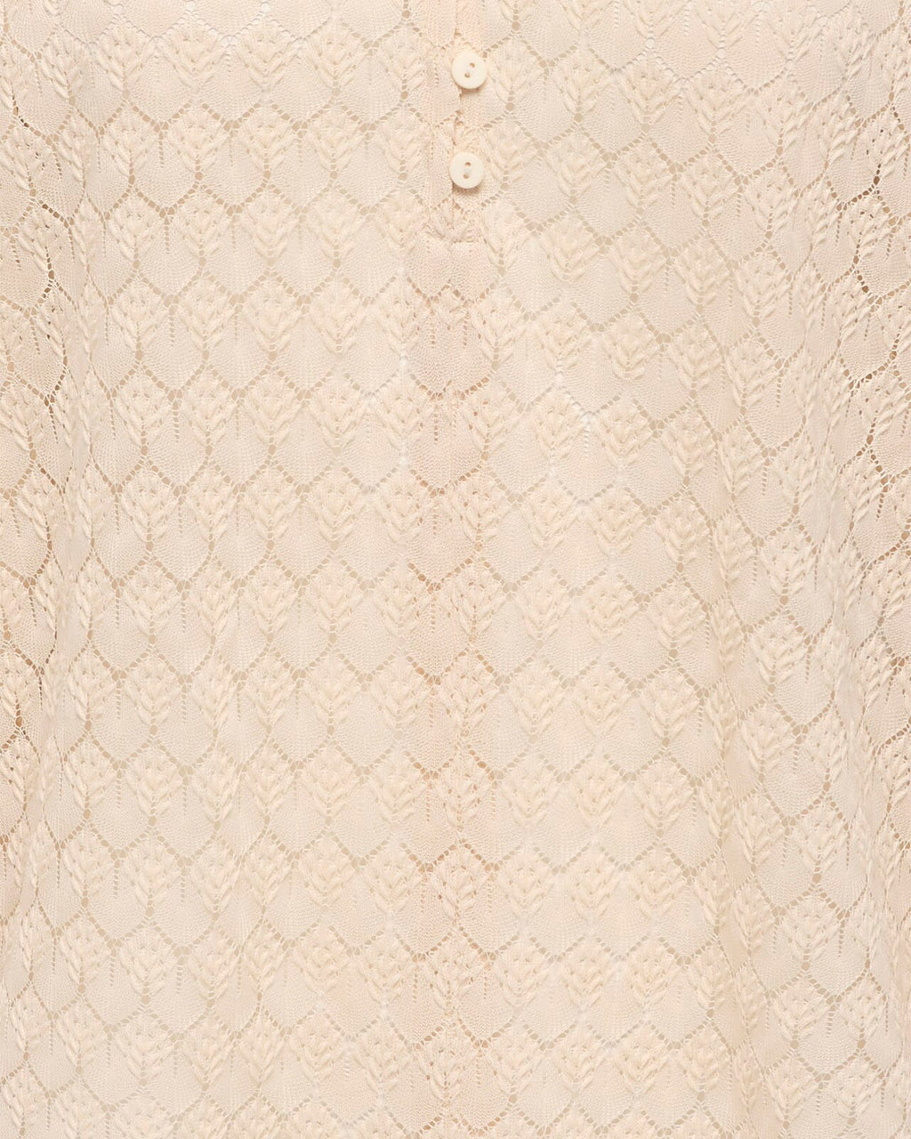 JDY Topp Avery L/S Lace V-neck - Sandshell