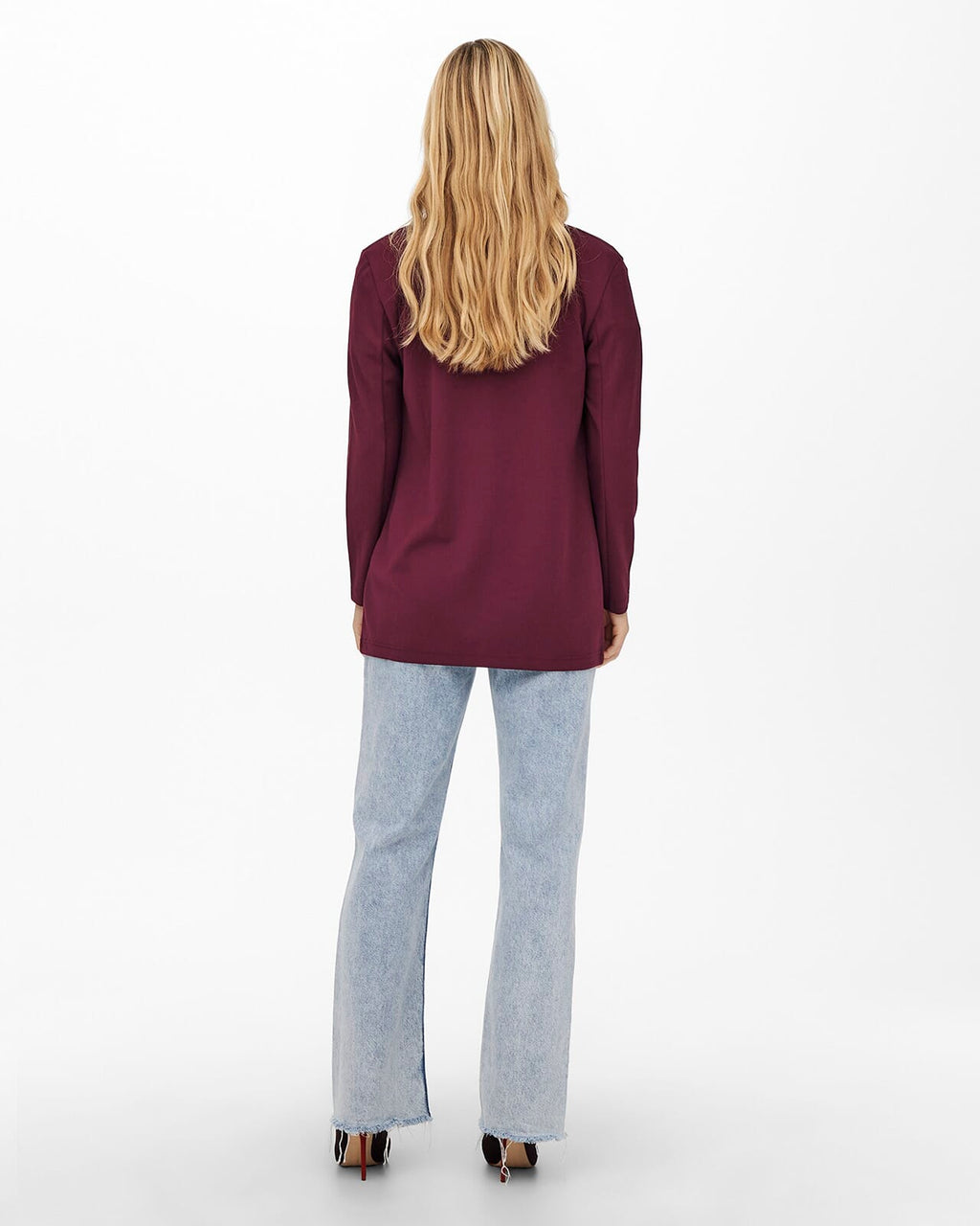 JDY Blazer Geggo L/S - Windsor Wine