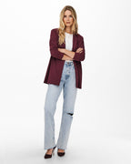 JDY Blazer Geggo L/S - Windsor Wine