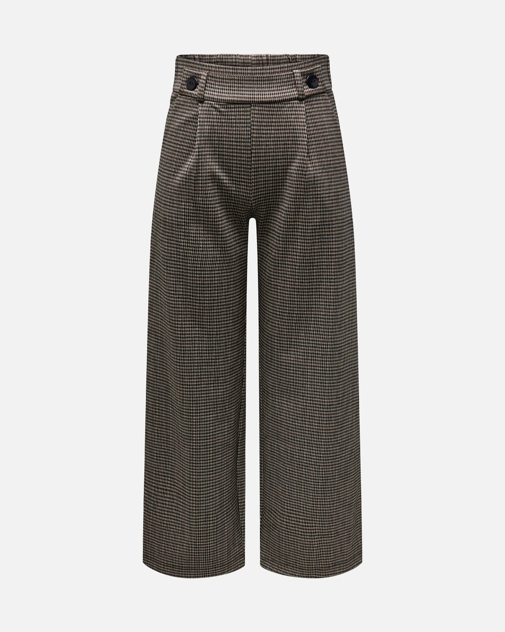 JDY Bukse Geggo Mia Long Check - Cobblestone/ Mini Check