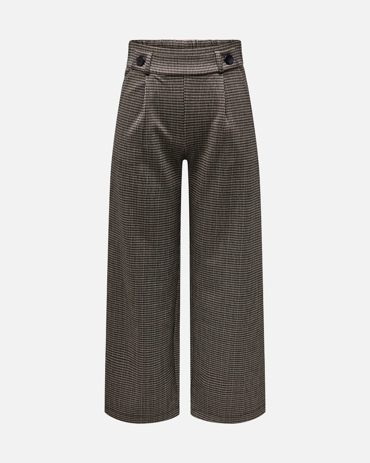 JDY Bukse Geggo Mia Long Check - Cobblestone/ Mini Check