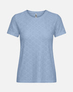 JDY Topp Cathinka S/S - Kentucky Blue