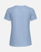 JDY Topp Cathinka S/S - Kentucky Blue