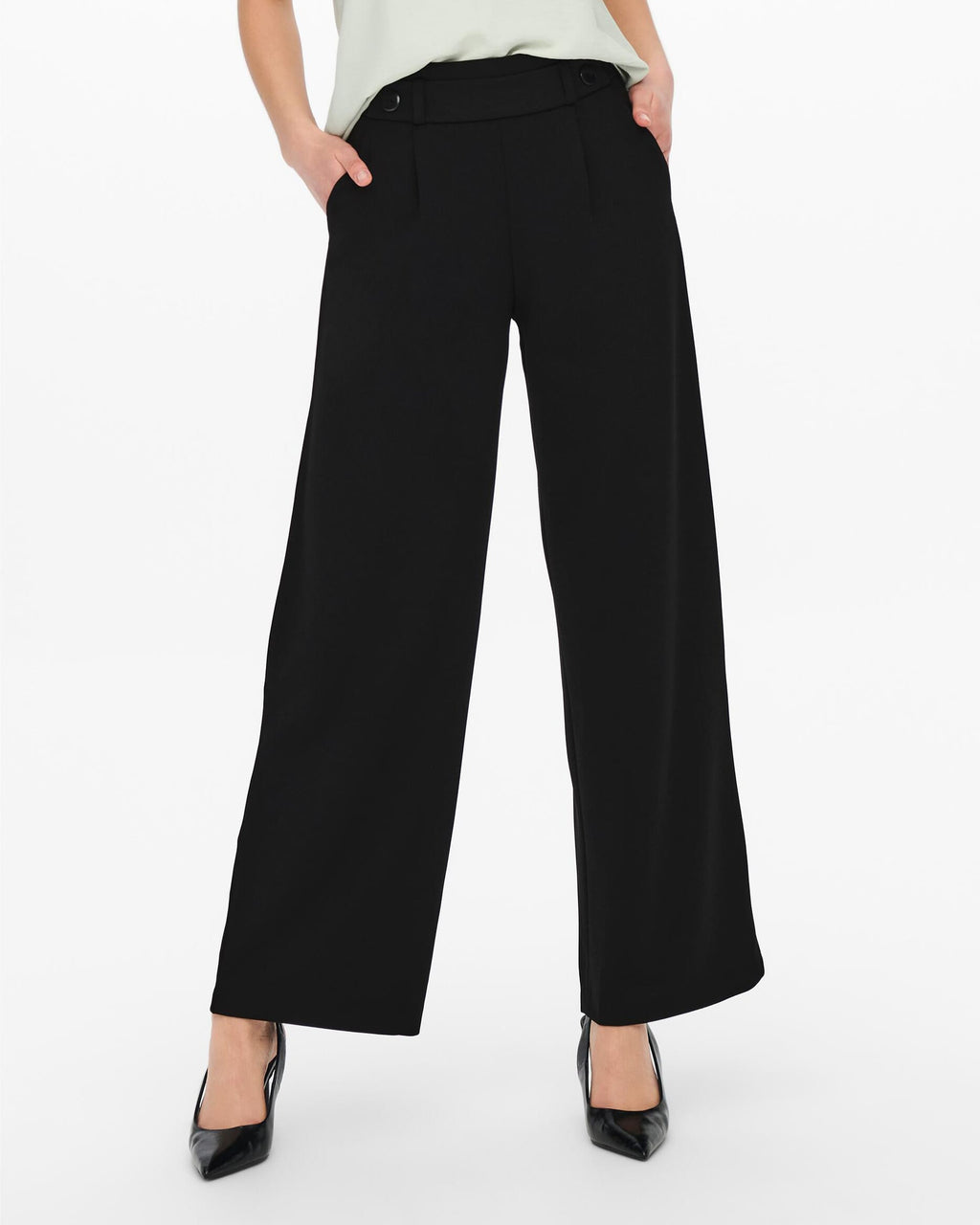 JDY Bukse Geggo New Long - Black