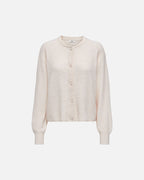 JDY Cardigan Lumi Life L/S Button - Birch/ Melange