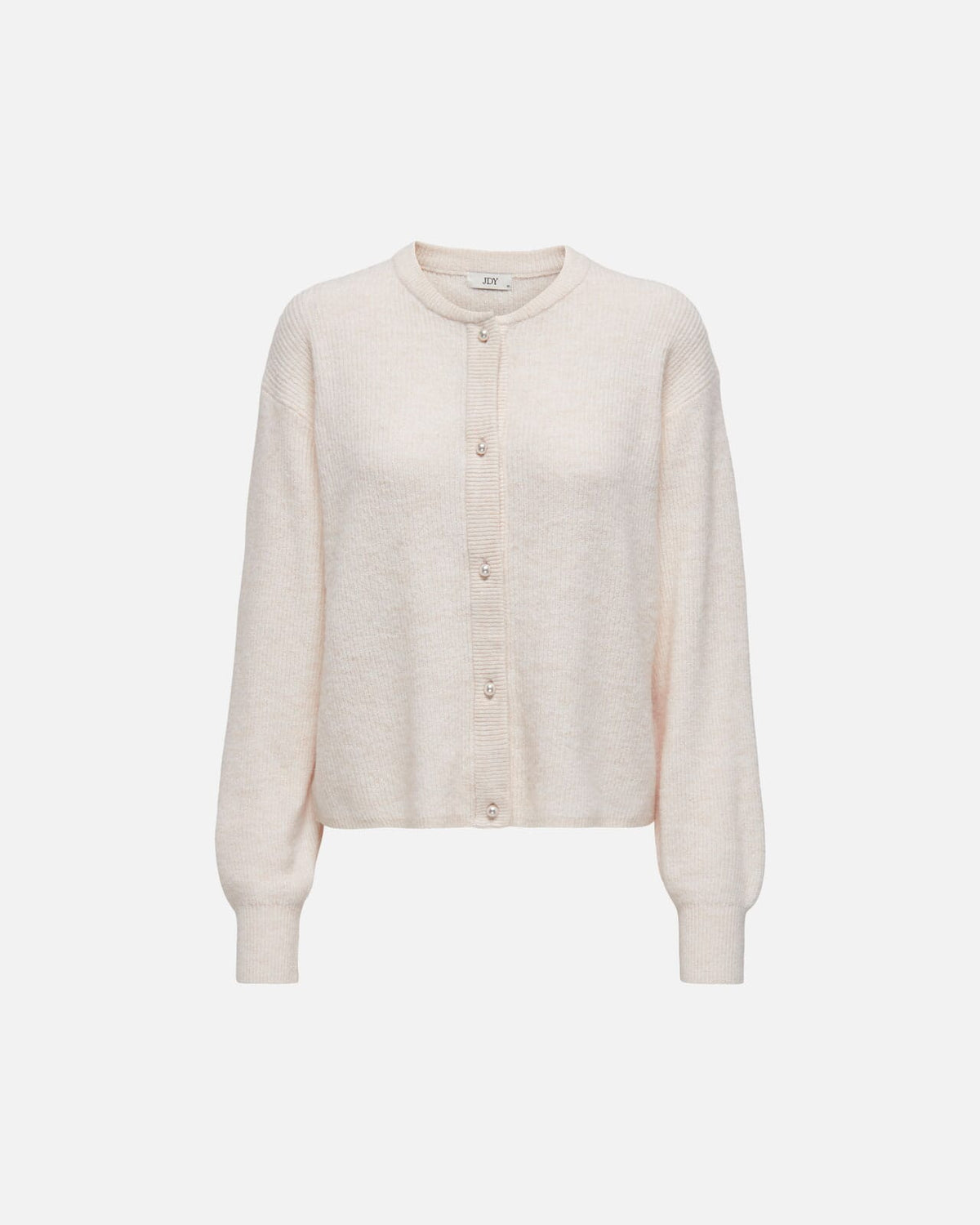 JDY Cardigan Lumi Life L/S Button - Birch/ Melange