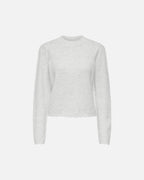 JDY Strikkegenser Elanora - Cloud Dancer/ Melange