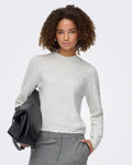 JDY Strikkegenser Elanora - Cloud Dancer/ Melange