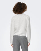 JDY Strikkegenser Elanora - Cloud Dancer/ Melange