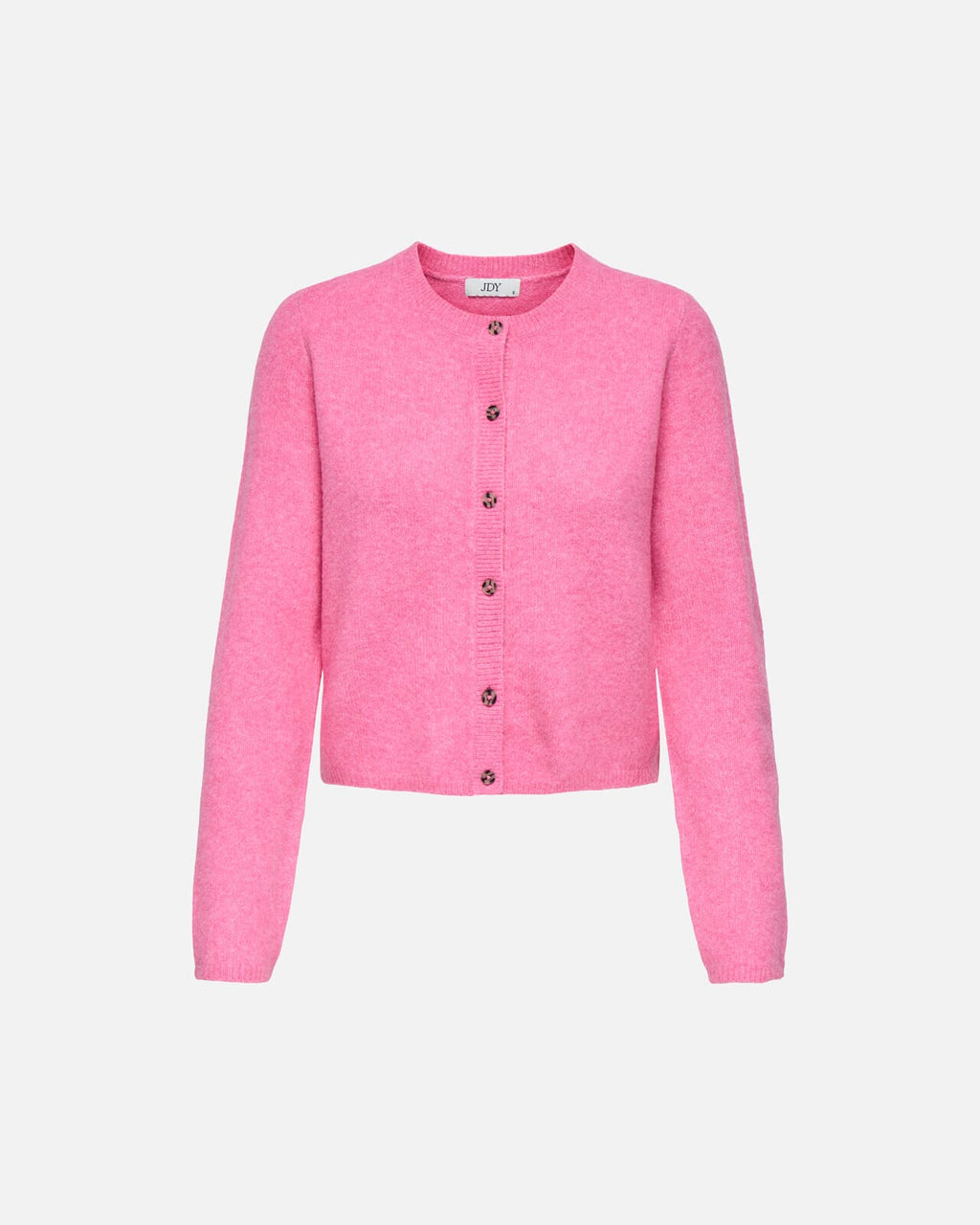 JDY Cardigan Chloe L/S Short - Pink Cosmos/ Melange