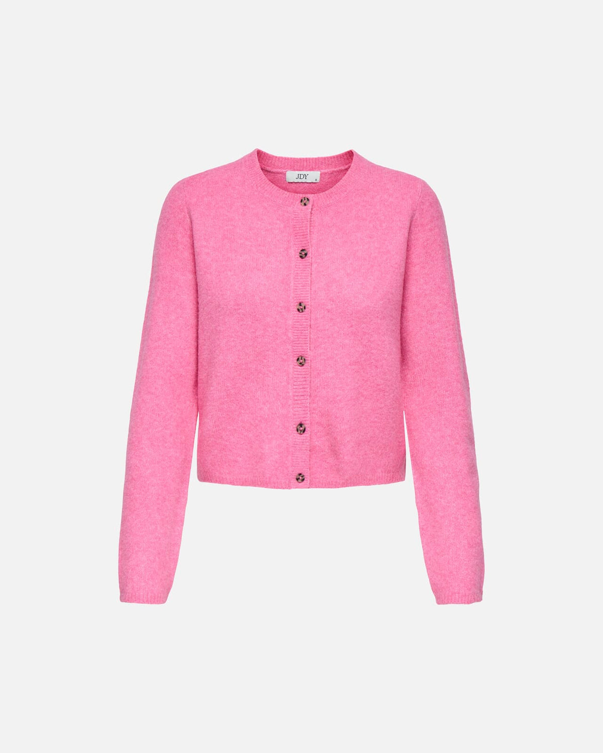 JDY Cardigan Chloe L/S Short - Pink Cosmos/ Melange